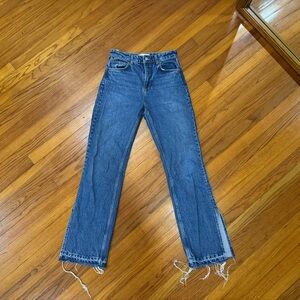Reformation Blue Boot Cut Jeans